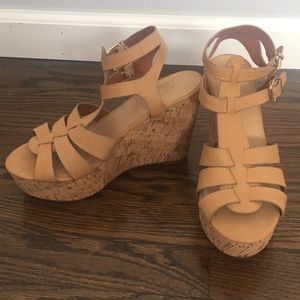 Nude Express Wedges - size 8